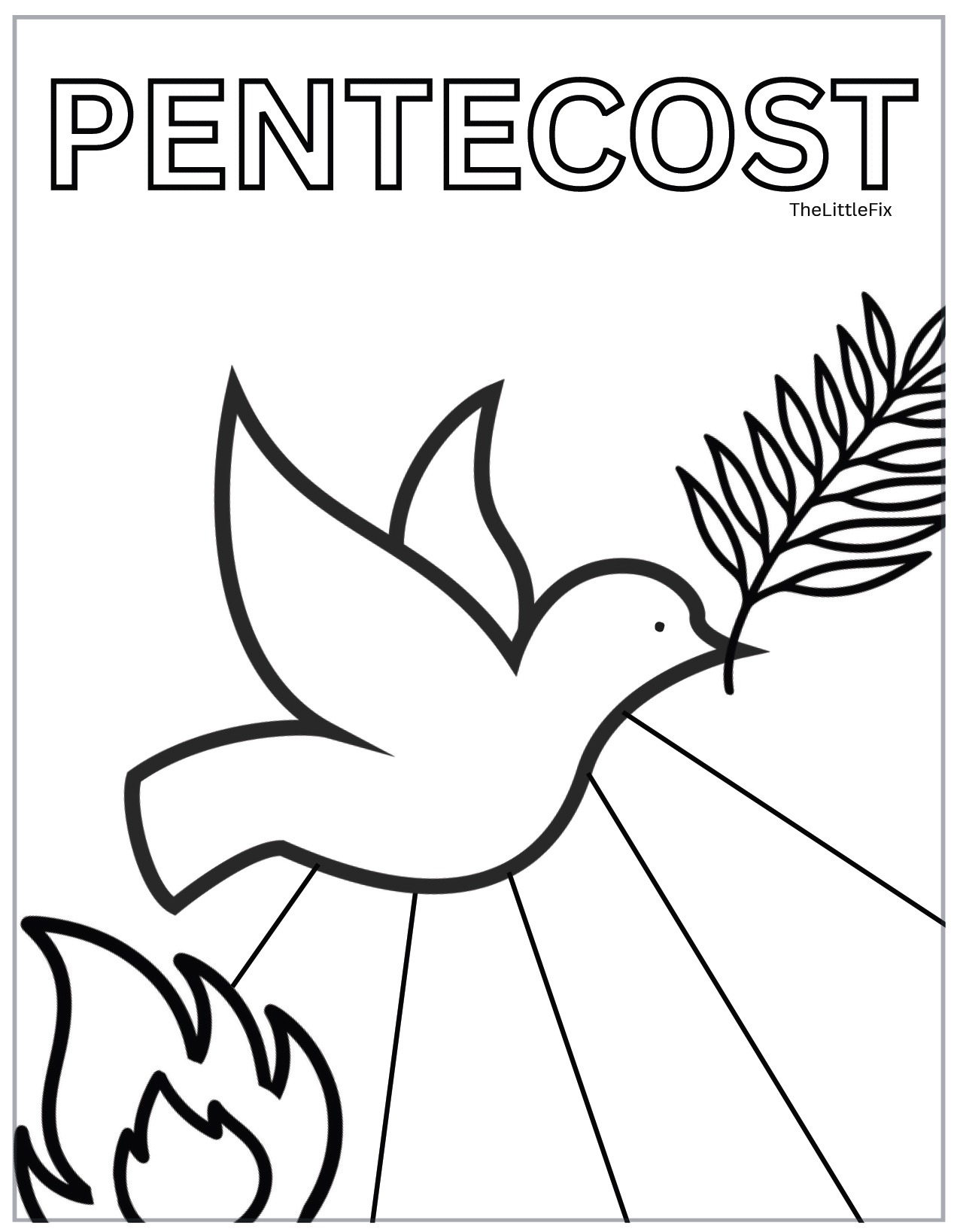Pentecost coloring